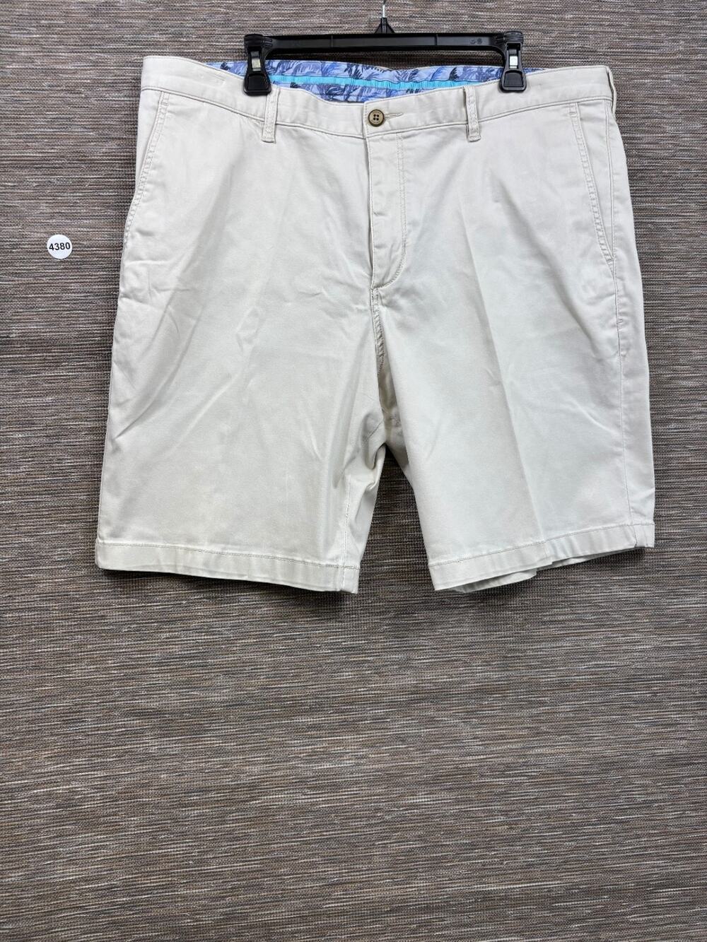 Tommy Bahama Casual Chino Shorts Mens Size 40 Beige Golf